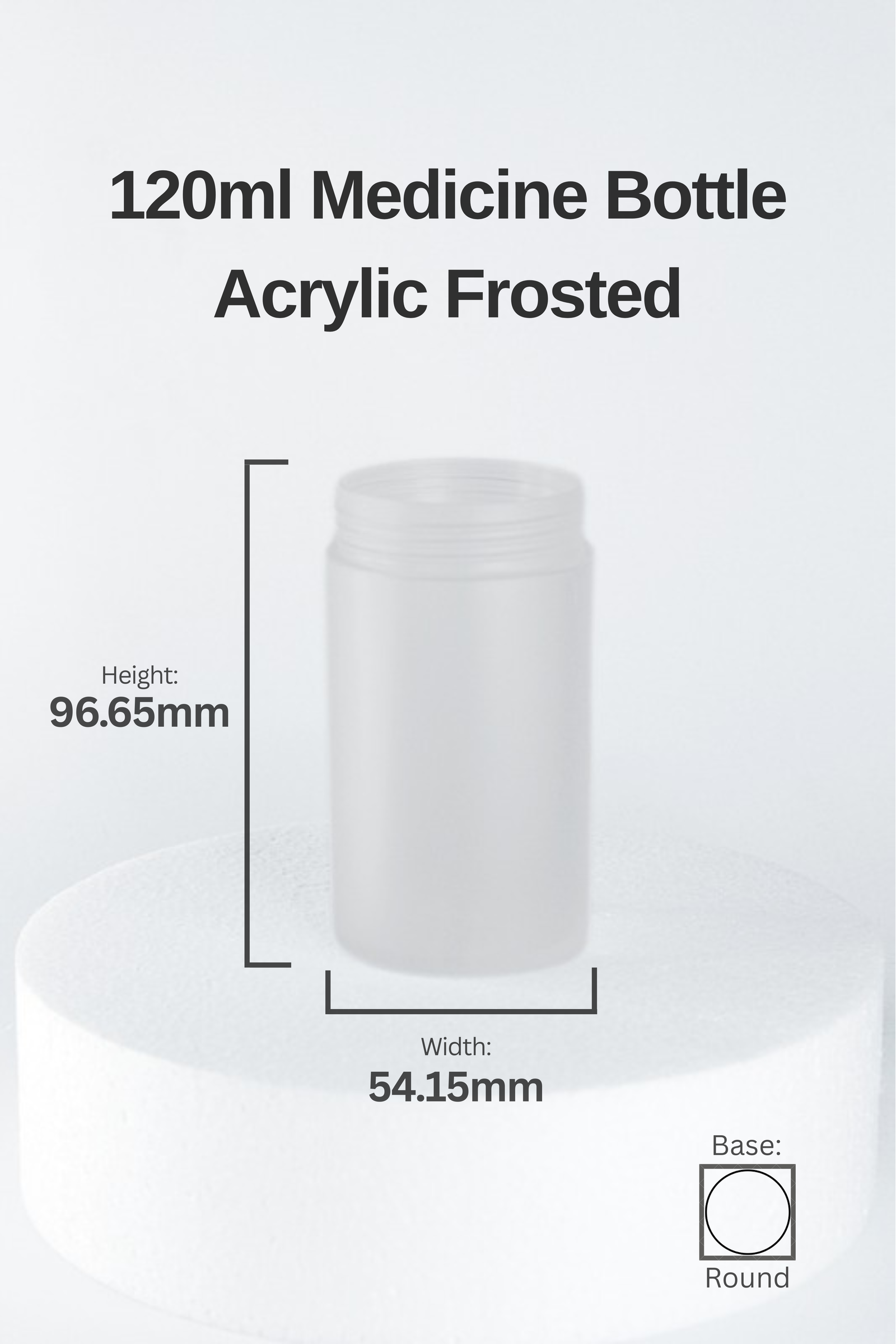 120ML MEDICINE TUBULAR